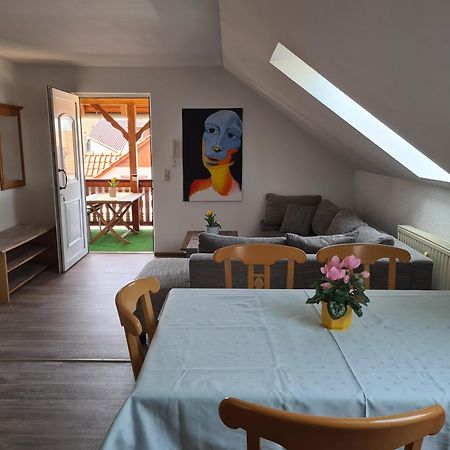 Ferienwohnung Weisskopf Alkersleben Exterior foto